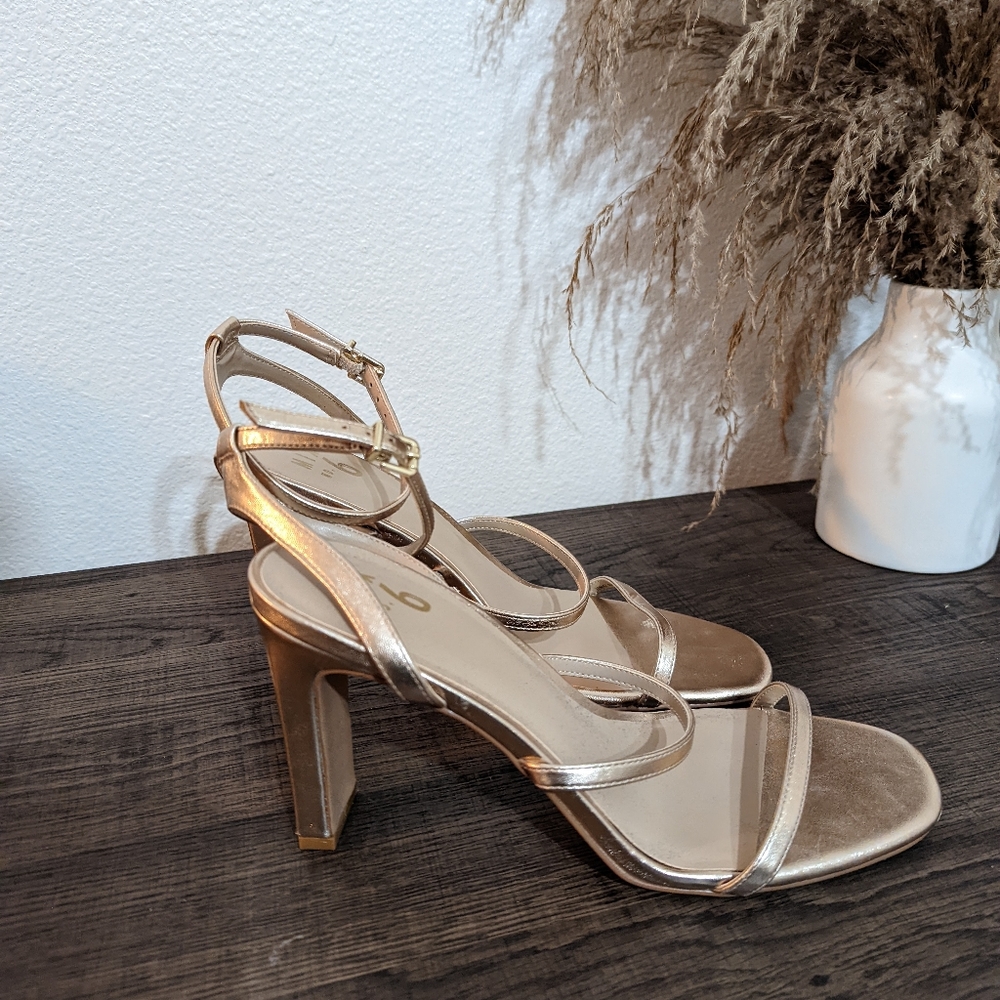 Mix No. 6 Aliciana Rose gold heels, size 10